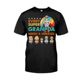 Super Dad Super Hero - Gift for dad, grandpa, uncle, brother - Personalized T-shirt And Hoodie
