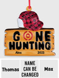 Gone Hunting - Personalized Hunting Ornament