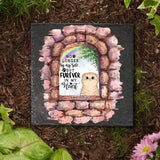 No Longer By My Side - Personalized Dog Square Shaped Stone