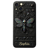Gothic Witch - Personalized Witch Leather Phone Case