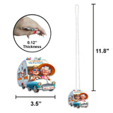 I Want to Hold Your Hand at 80 And Say Baby Let's Go Camping - Personalized Camping Car Ornament
