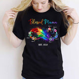 Blessed Mama - Gift for mom, grandma - Personalized T-shirt And Hoodie