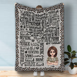 Mom You Are Beautiful - Personalized Mother's Day Mother Blanket