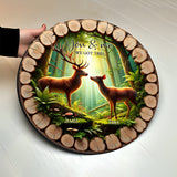 You & Me We Got This - Personalized Hunting Round Wood Sign