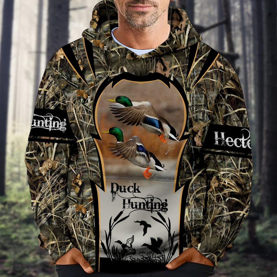 Duck Hunting - Personalized Hunting All Over Shirt
