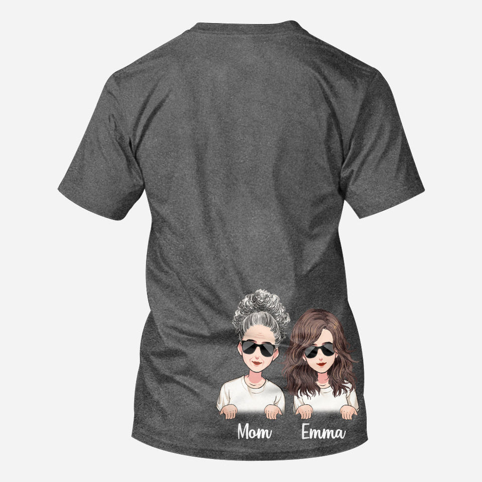 Like Mother Like Daughter - Personalized Mother's Day Mother All Over T-shirt and Hoodie