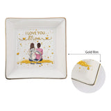 I Love You Mom - Personalized Mother Jewelry Dish