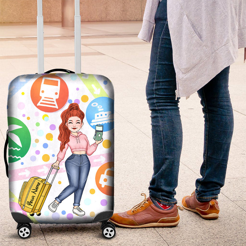Summer Is Calling - Personalized Travelling Luggage Cover