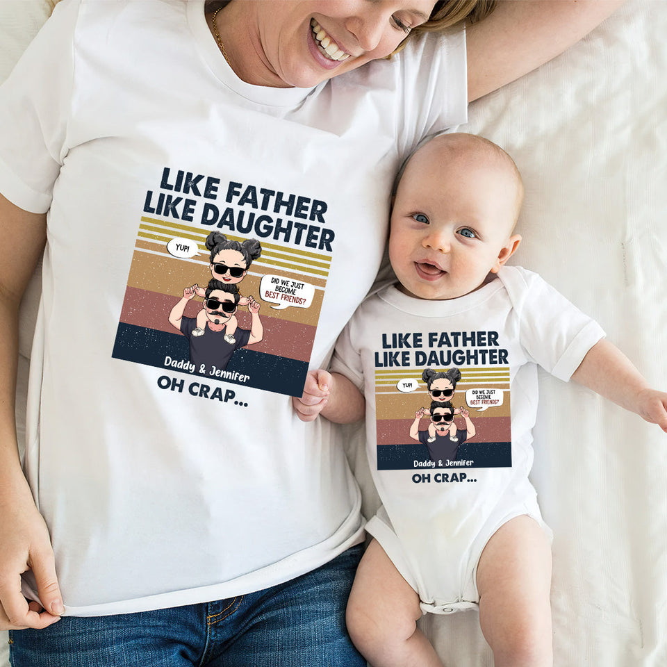 Did We Just Become Best Friends? - Gift for dad, newborn, baby/infant (0-1 year), new dad - Personalized Set