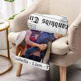 The Grandma Times Best Grandma Ever - Personalized Grandma Blanket