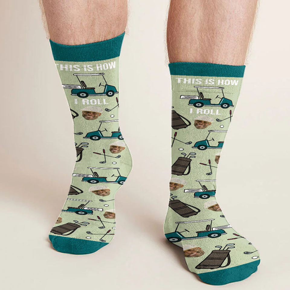 This Is How I Roll - Personalized Golf Socks