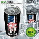 I Fish For Hours - Personalized Fishing Tumbler