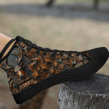 Stunning Deer - Personalized Hunting High Top Shoes