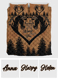 Next To You - Personalized Horse Quilt Set