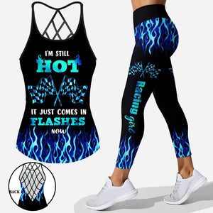 I'm Still Hot - Racing Cross Tank Top and Leggings