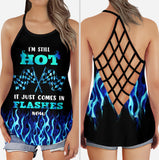 I'm Still Hot - Racing Cross Tank Top and Leggings