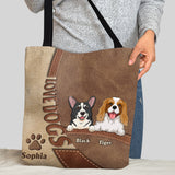 Love DogCat - Personalized Dog Tote Bag