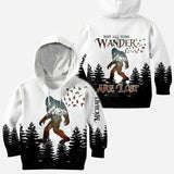 Not All Those Who Wander Are Lost - Personalized Camping All Over Shirt