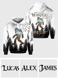 Not All Those Who Wander Are Lost - Personalized Camping All Over Shirt