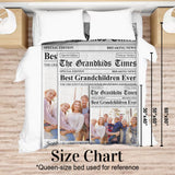 The Grandma Times Best Grandkid Ever - Personalized Grandma Blanket