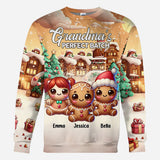 Perfect Gingerbread Batch - Personalized Grandma All Over Shirt