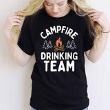 Campfire Drinking Team - Camping T-shirt and Hoodie 112021