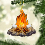 Camping Items Collection - Christmas Camping Ornament (Printed On Both Sides)