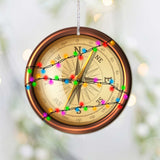 Camping Items Collection - Christmas Camping Ornament (Printed On Both Sides)