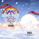 A Piece Of My Heart - Personalized Christmas Dog Transparent Ornament
