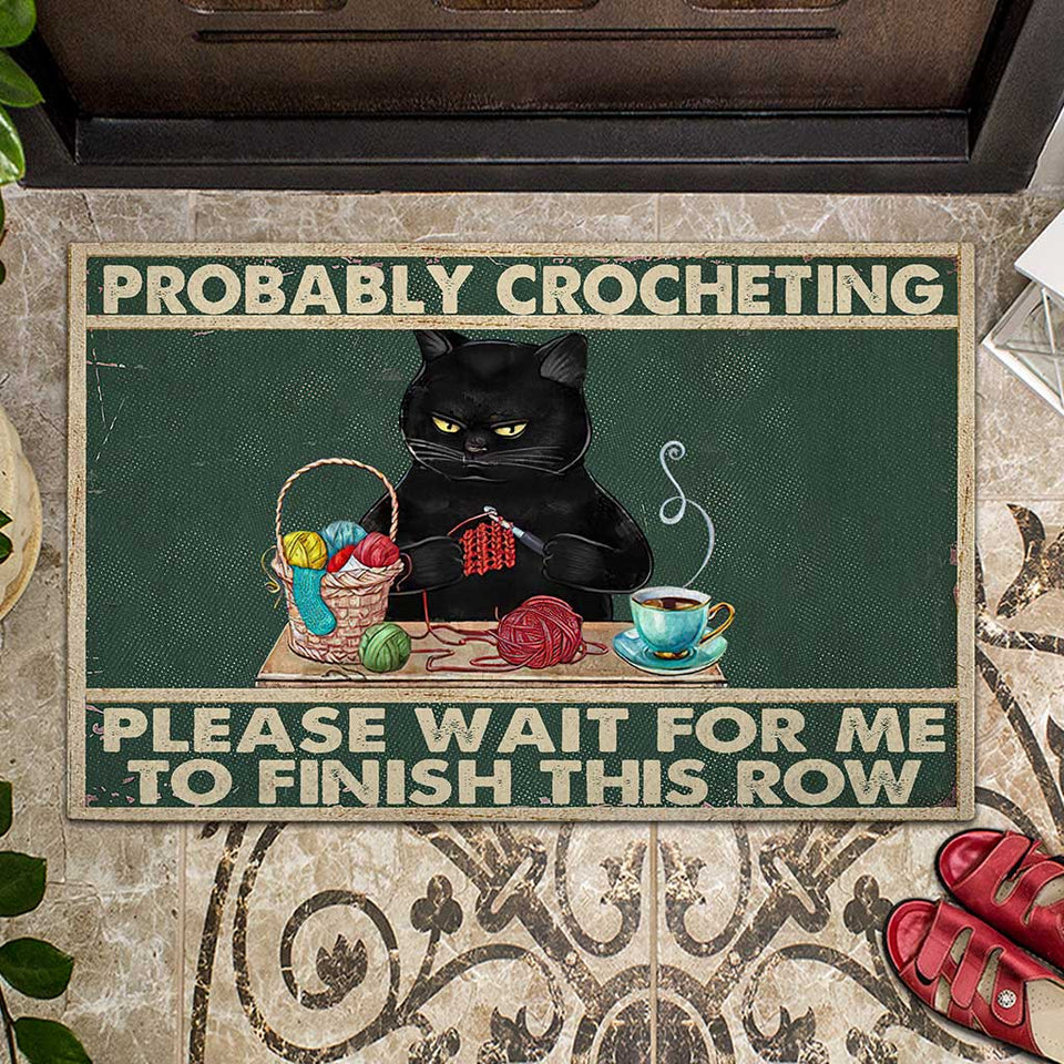 Probably Crocheting - Crocheting Doormat
