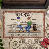 We Hope You Brought - Personalized Couple Doormat