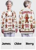 Grandma's Perfect Batch - Personalized Grandma Cardigan