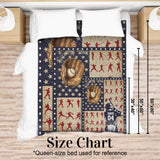 Any Name and Number - Personalized Baseball Blanket