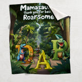 Mamasaurus - Personalized Mother Blanket