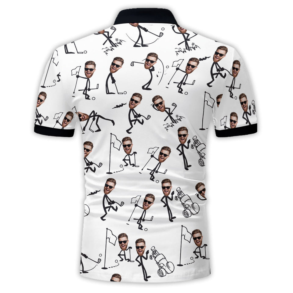 Gift For Golf Dad, Uncle, Husband... - Personalized Golf Polo Shirt
