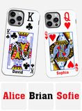 King And Queen - Personalized Couple Full Print Phone Case