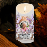 This Candle Burns In Loving Memory - Personalized Memorial Flameless Candle