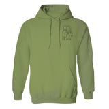 Custom Line Art - Personalized Mother Embroidered Hoodie