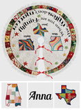 When You Are Family - Personalized Family Tree Skirt