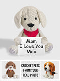 Crochet Pets From Real Photo - Gift for dog lovers, dog lover - Personalized Hand Knitted Figurine