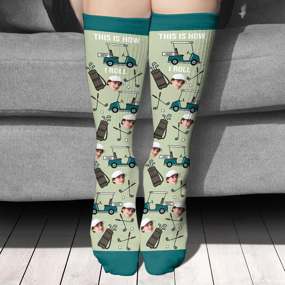 This Is How I Roll - Personalized Golf Socks