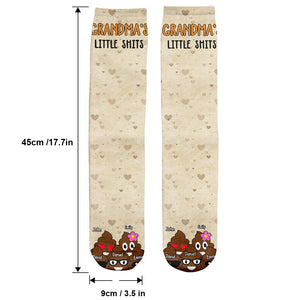 Dad's Little Cuties - Gift for dad, grandma, grandpa, mom, uncle, aunt - Personalized Socks