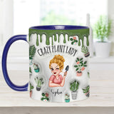 Crazy Plant Lady - Personalized Gardening Accent Mug