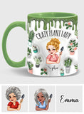 Crazy Plant Lady - Personalized Gardening Accent Mug
