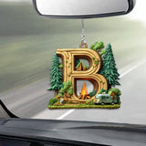 Camping Letter - Personalized Camping Car Ornament