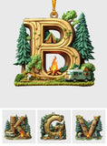 Camping Letter - Personalized Camping Ornament