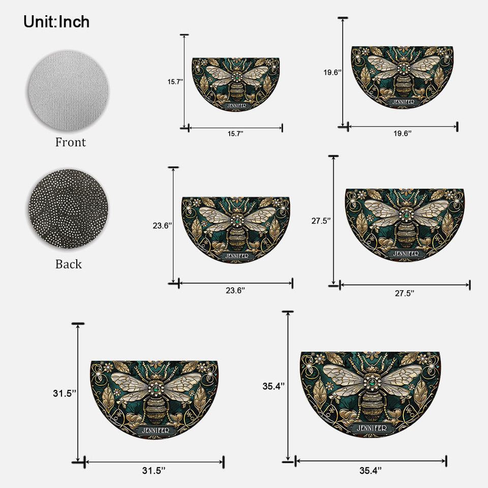 Beatiful Garden - Personalized Gardening Shaped Doormat