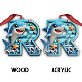 Cute Baby Shark - Personalized Kid Ornament