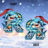 Cute Baby Shark - Personalized Kid Ornament