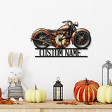 Always Time For A Ride - Personalized Biker LED Light Wall Clock